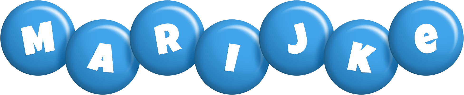 Marijke candy-blue logo