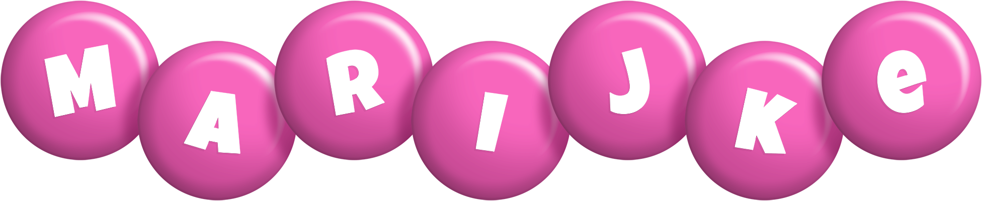 Marijke candy-pink logo