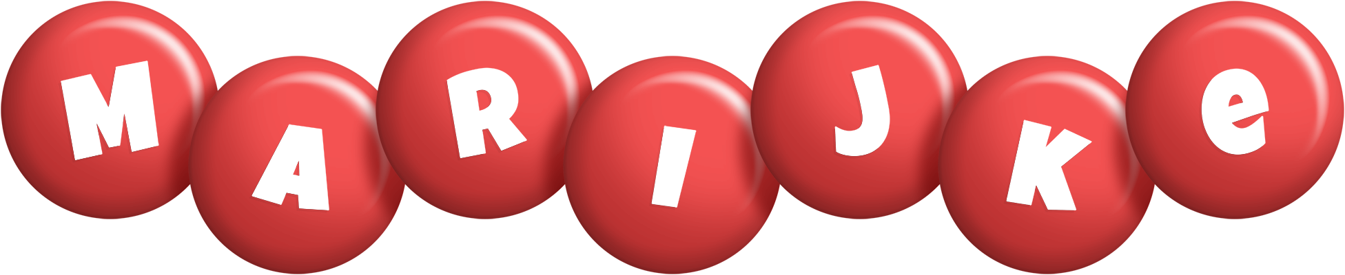 Marijke candy-red logo