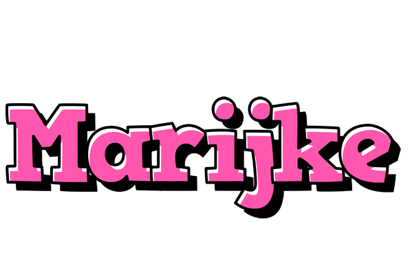 Marijke girlish logo