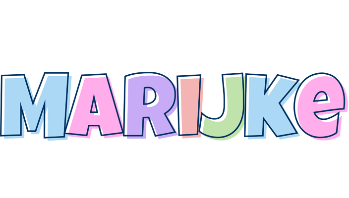 Marijke pastel logo