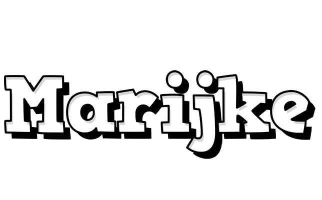 Marijke snowing logo