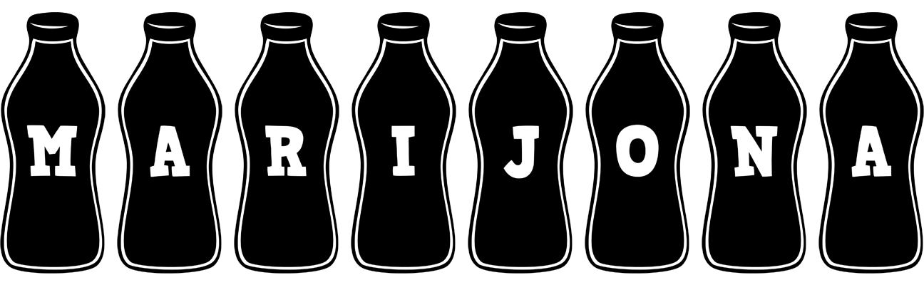 Marijona bottle logo
