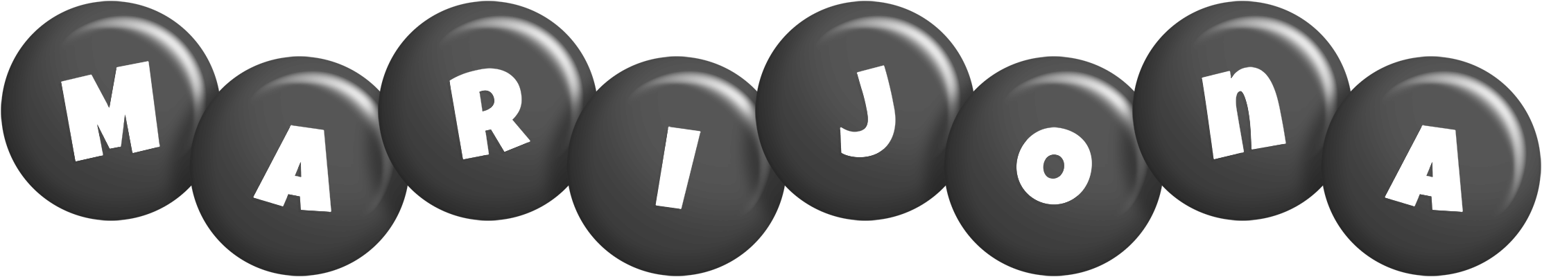 Marijona candy-black logo