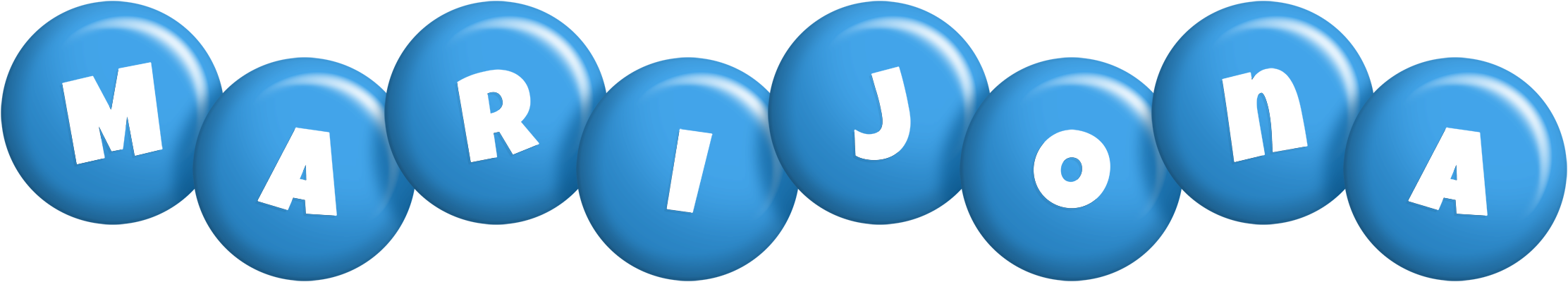 Marijona candy-blue logo