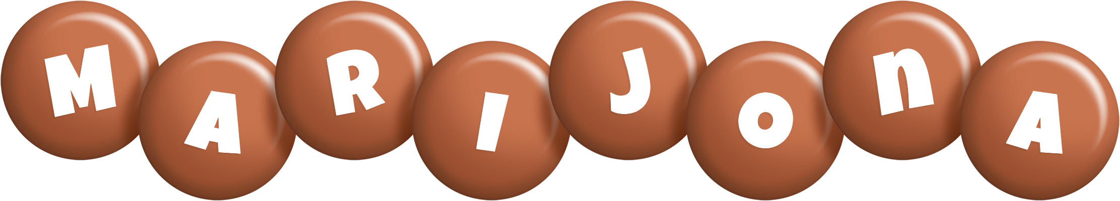 Marijona candy-brown logo
