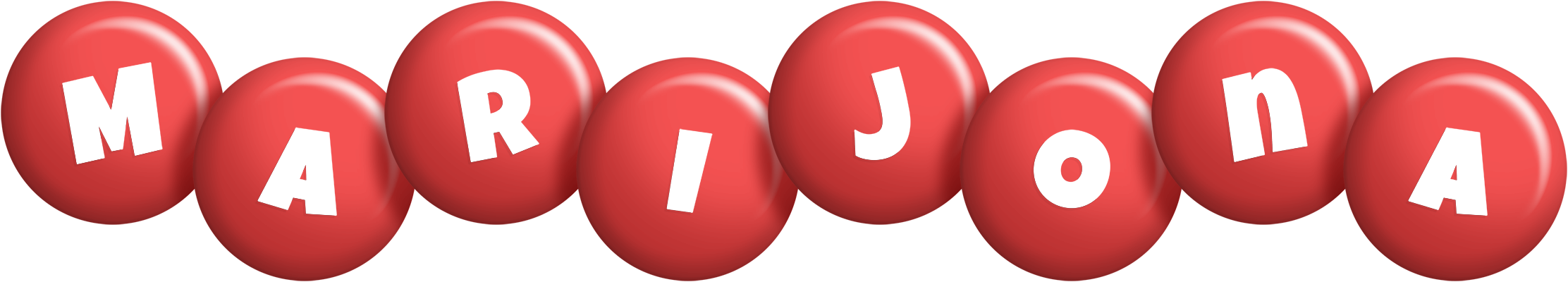 Marijona candy-red logo