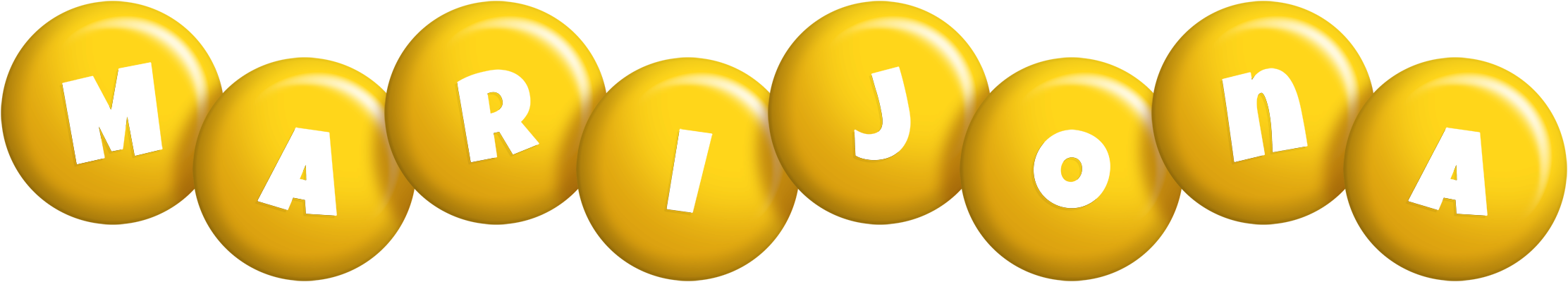 Marijona candy-yellow logo