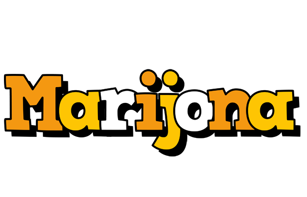 Marijona cartoon logo