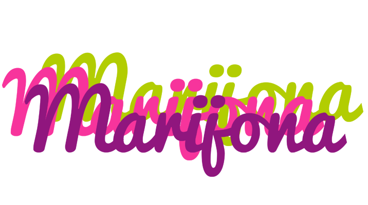 Marijona flowers logo