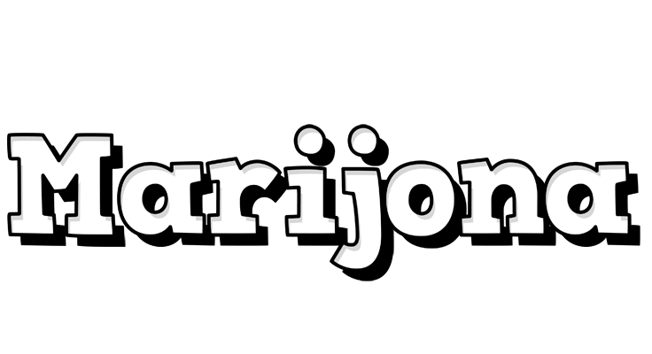 Marijona snowing logo
