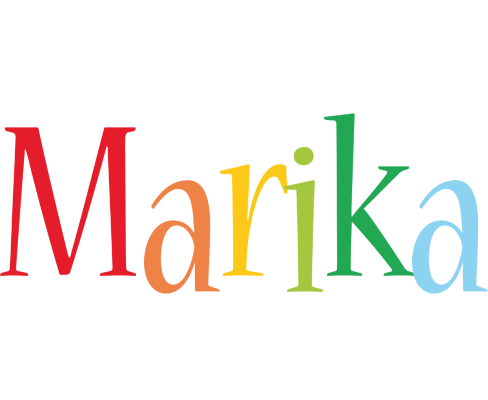 Marika birthday logo