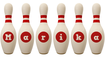 Marika bowling-pin logo