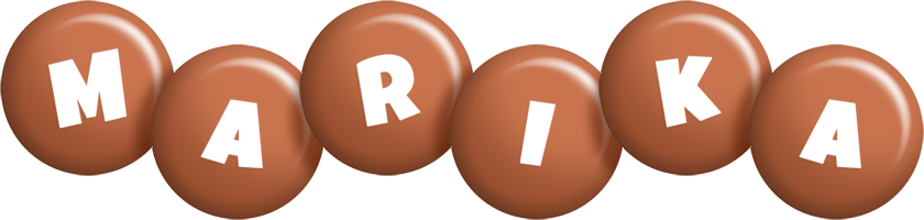 Marika candy-brown logo