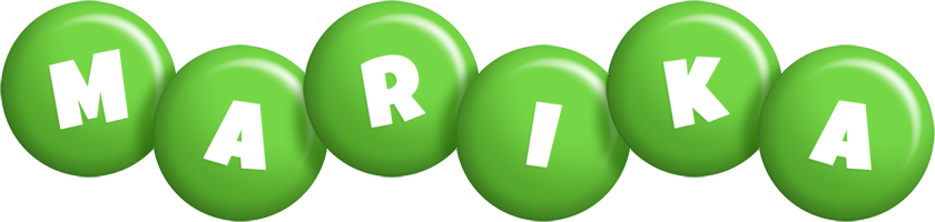 Marika candy-green logo