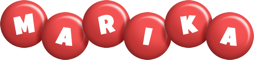 Marika candy-red logo