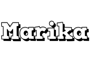 Marika snowing logo