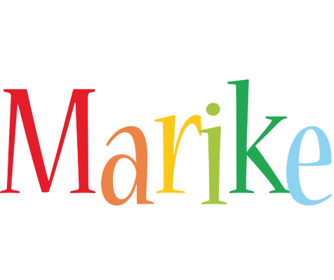 Marike birthday logo