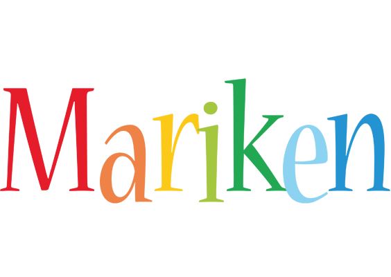 Mariken birthday logo