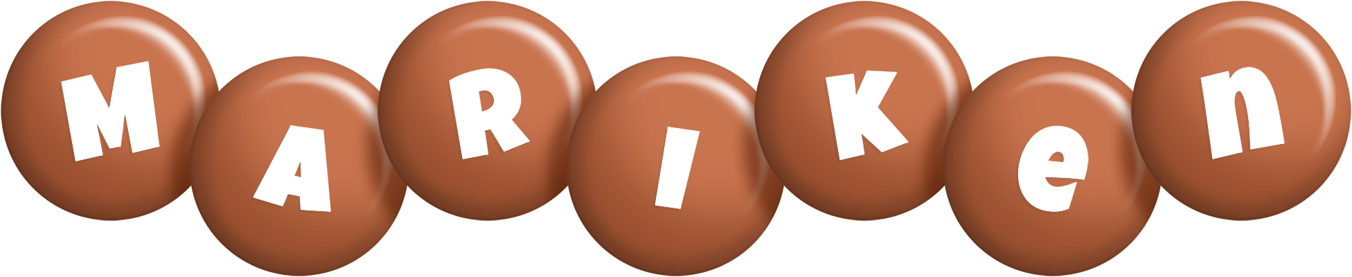Mariken candy-brown logo