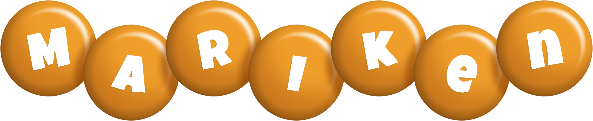 Mariken candy-orange logo