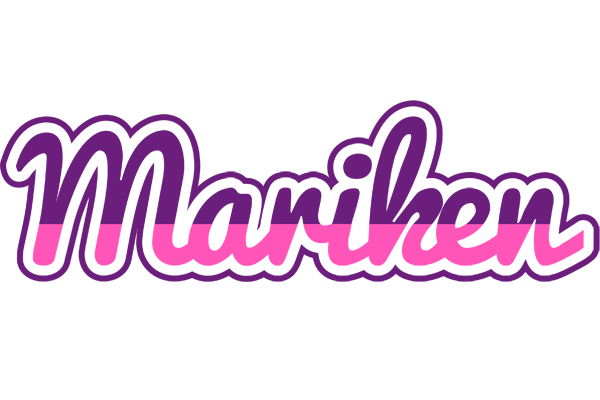 Mariken cheerful logo