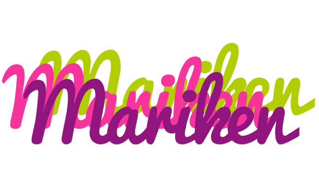 Mariken flowers logo
