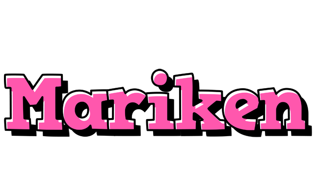 Mariken girlish logo