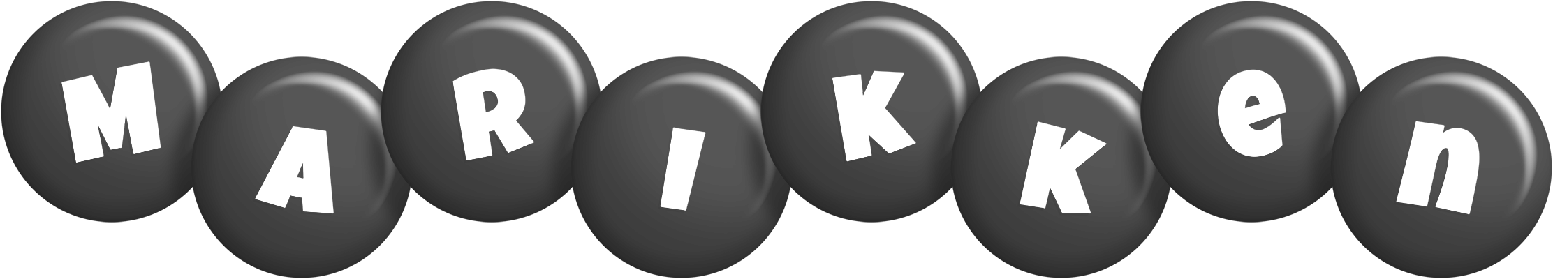 Marikken candy-black logo