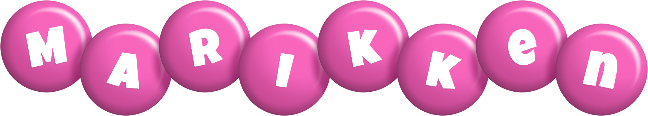Marikken candy-pink logo