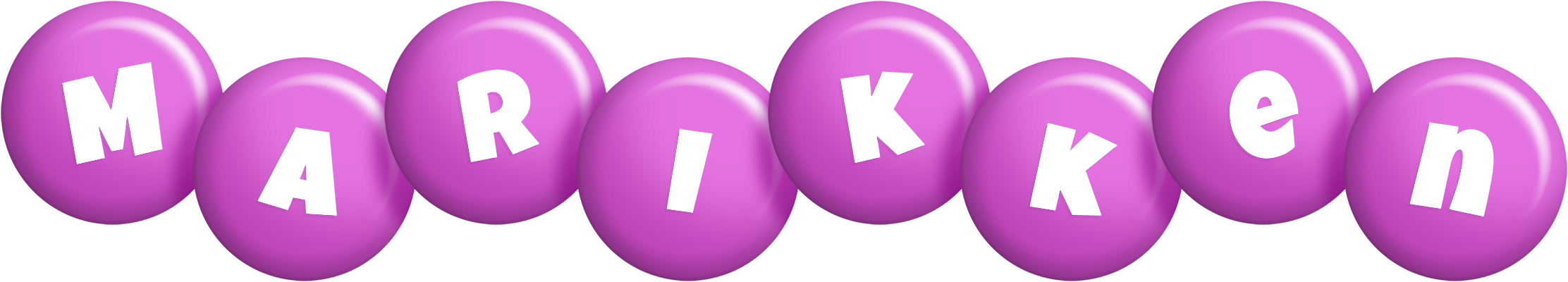 Marikken candy-purple logo