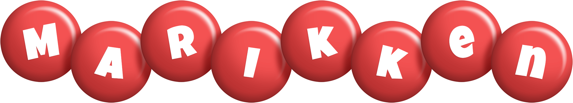 Marikken candy-red logo