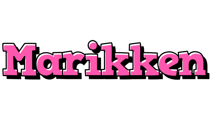 Marikken girlish logo