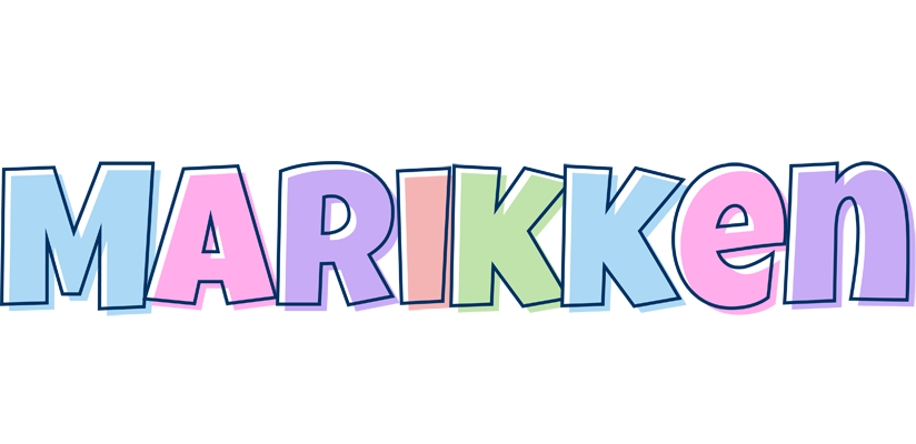 Marikken pastel logo