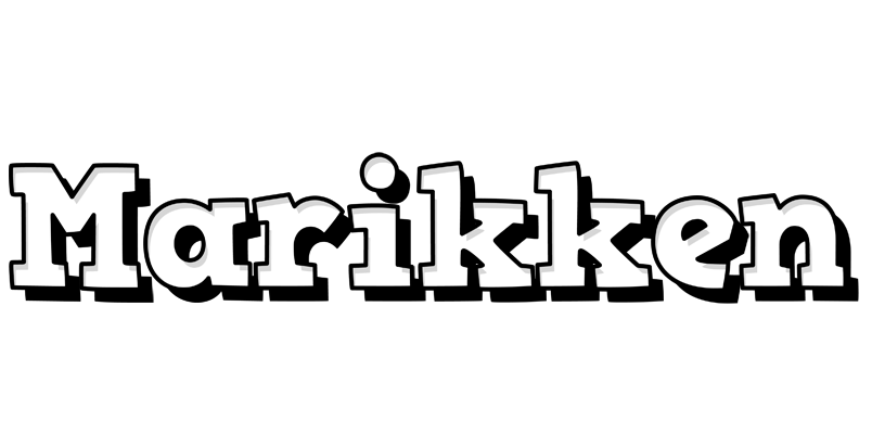 Marikken snowing logo
