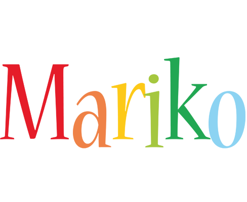Mariko birthday logo