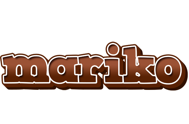 Mariko brownie logo
