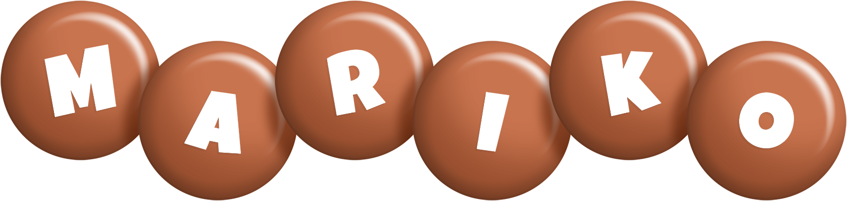 Mariko candy-brown logo
