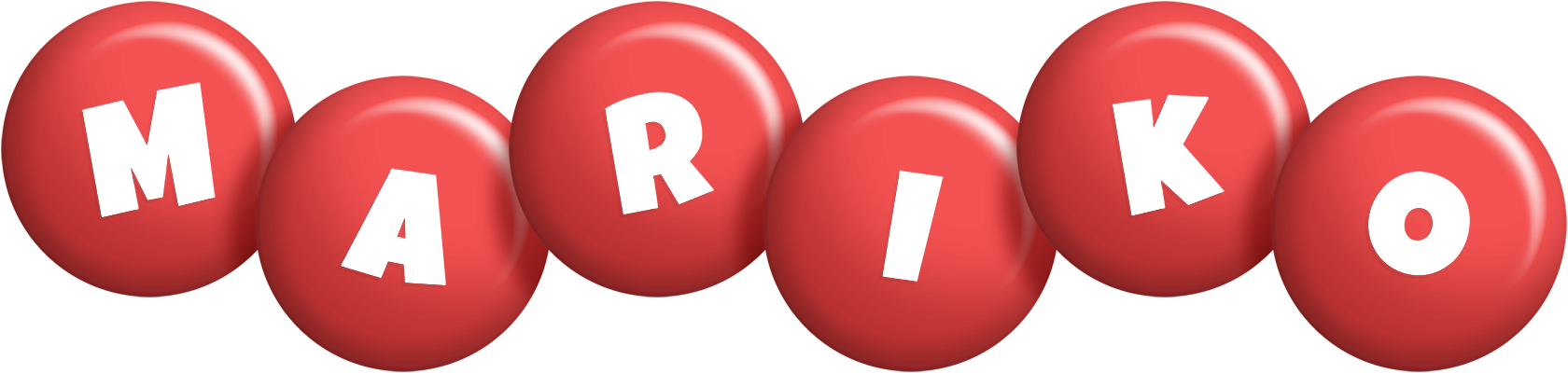 Mariko candy-red logo