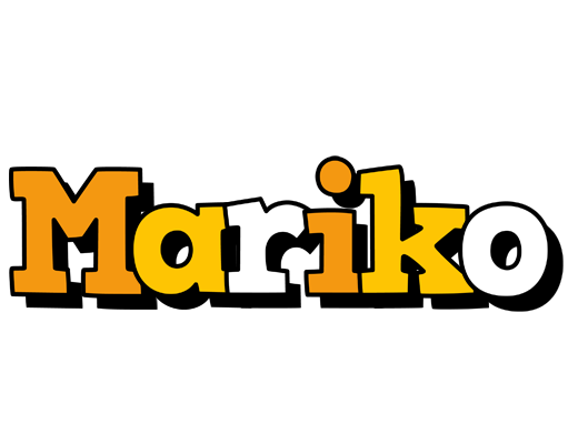Mariko cartoon logo