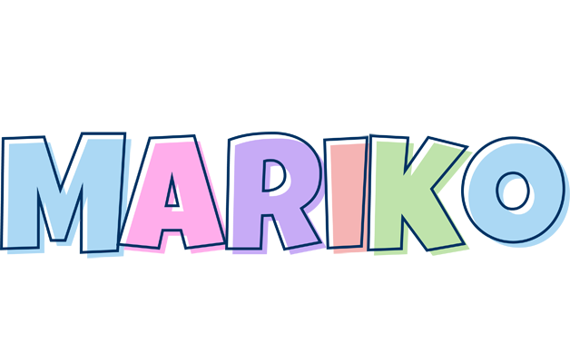 Mariko pastel logo