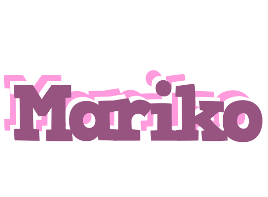 Mariko relaxing logo