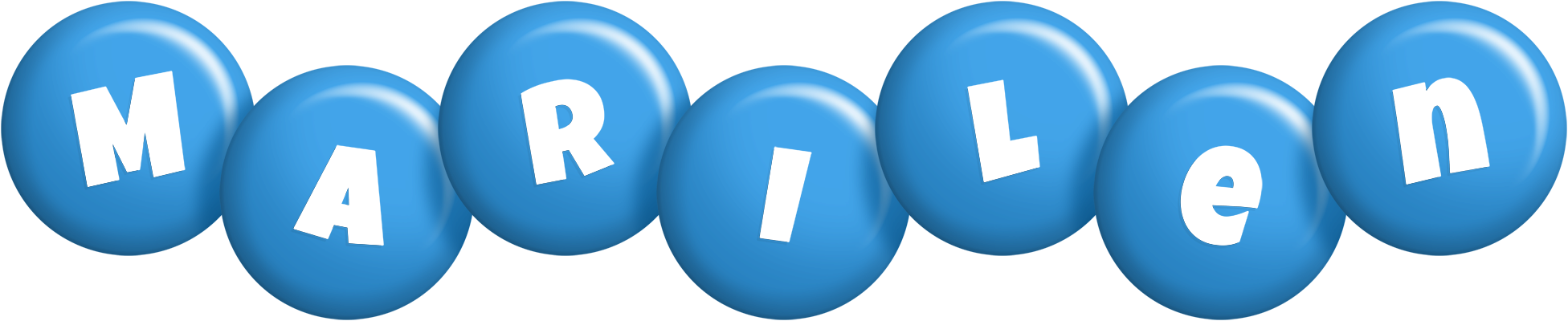 Marilen candy-blue logo