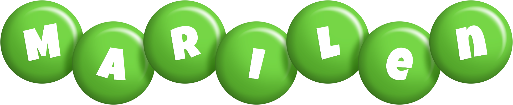 Marilen candy-green logo