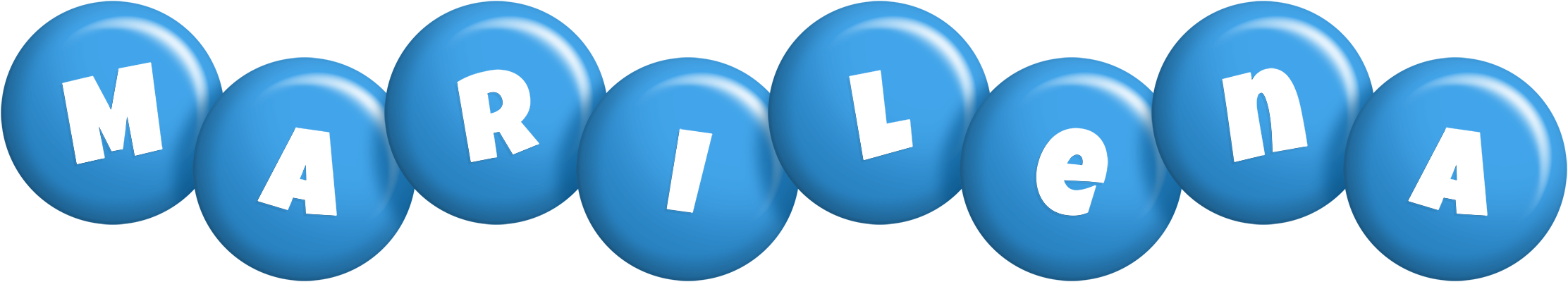 Marilena candy-blue logo
