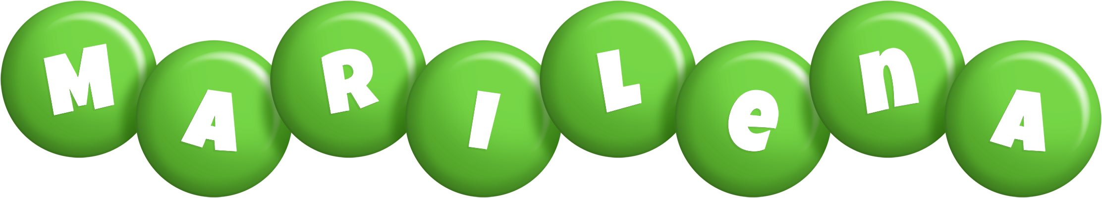 Marilena candy-green logo
