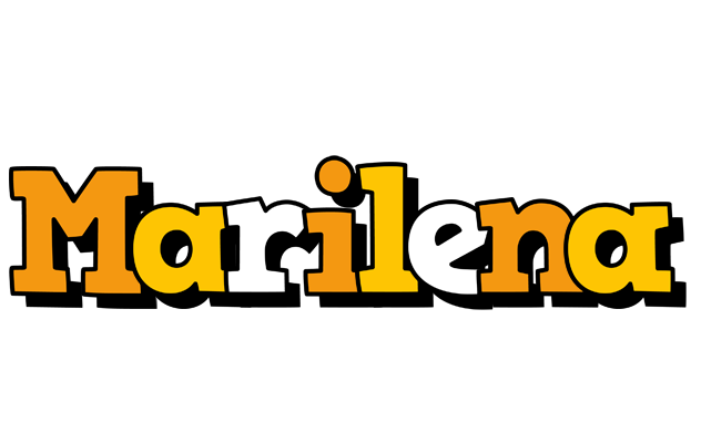 Marilena cartoon logo