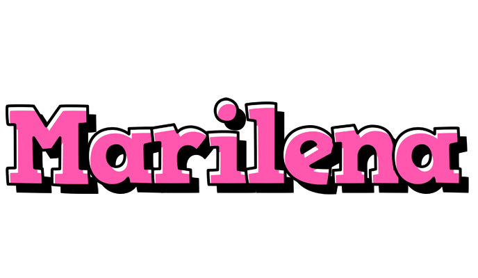 Marilena girlish logo