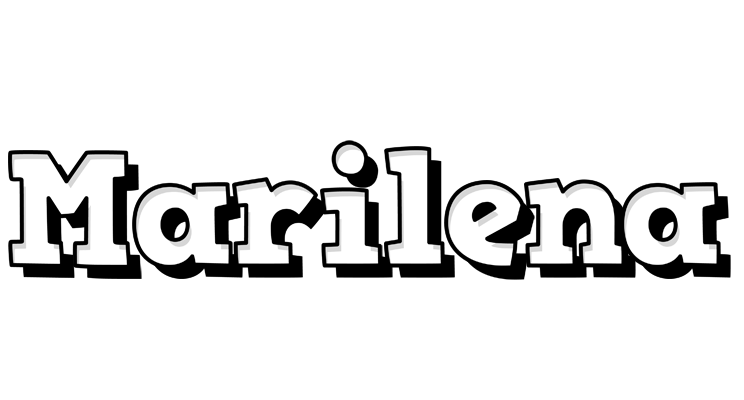 Marilena snowing logo