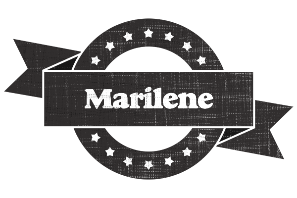 Marilene grunge logo